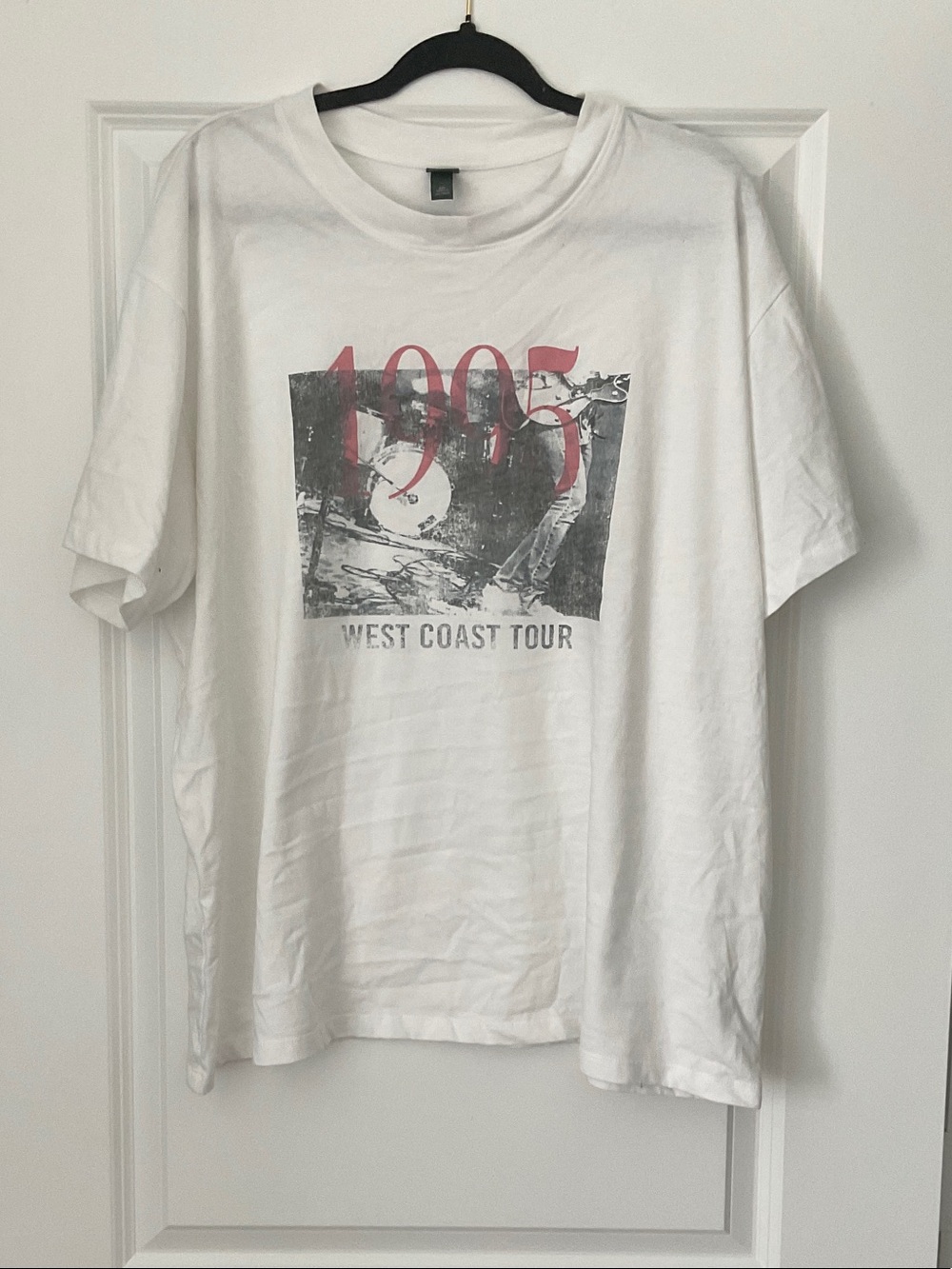 wild fable White Graphic '1995 West Coast Tour' Short Sleeve Tee
